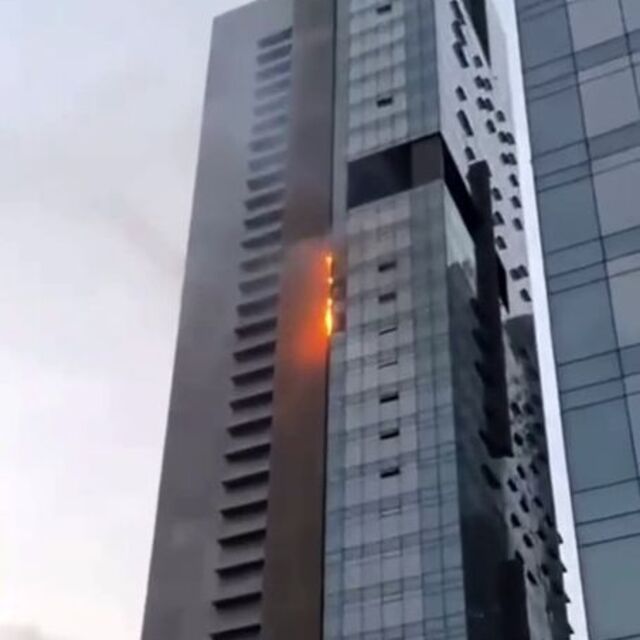 Torun Center'da yangın söndürüldü