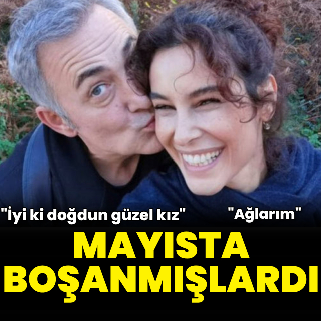 Eski eşinin doğum gününü kutladı