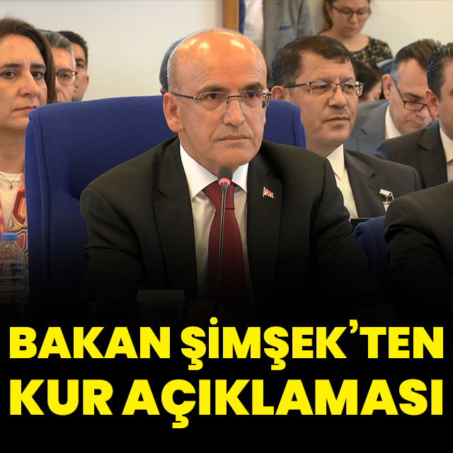 Bakan Şimşek’ten kur açıklaması