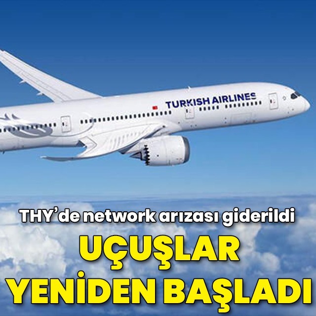 THY'de uçuşlar yeniden başladı