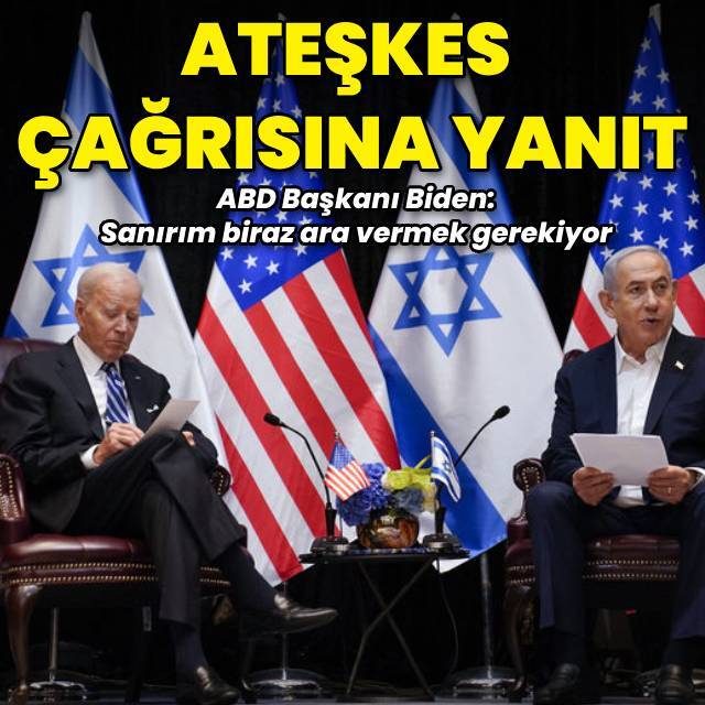 Biden'dan ateşkes çağrısına yanıt