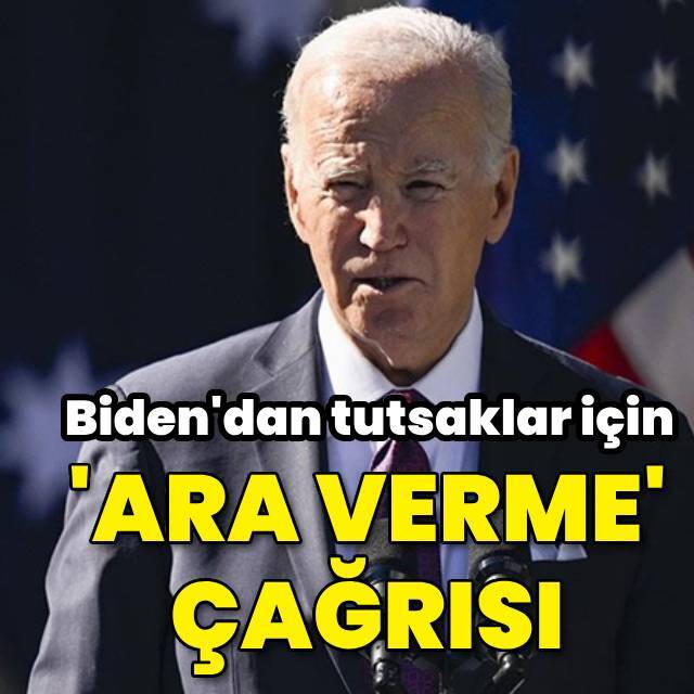 Biden, "ara verme" çağrısı yaptı