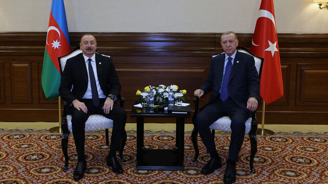 Cumhurbaşkanı Erdoğan Aliyev ile görüştü