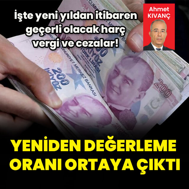 2024'te vergi ve harçlara gelecek zam ortaya çıktı