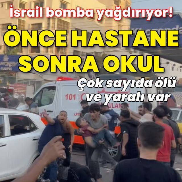 Sığınmacıların kaldığı okul bombalandı