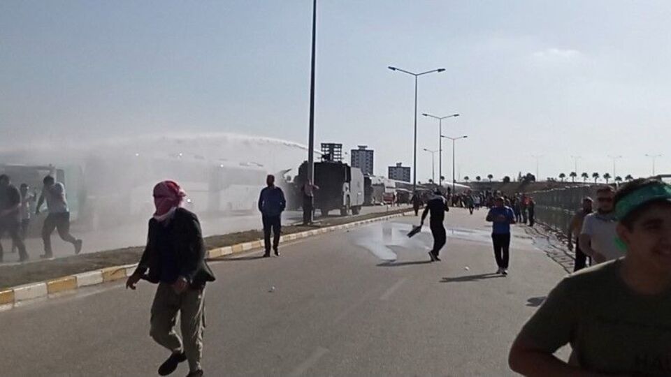 İncirlik'e girmeye çalışan gruba müdahale