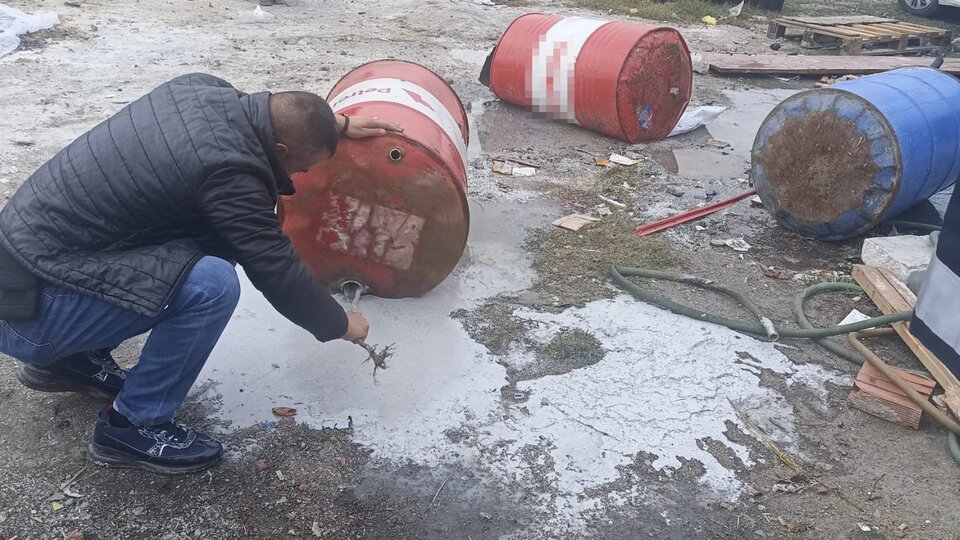 Zehirli gazla uçan balon dolumu yaptı!