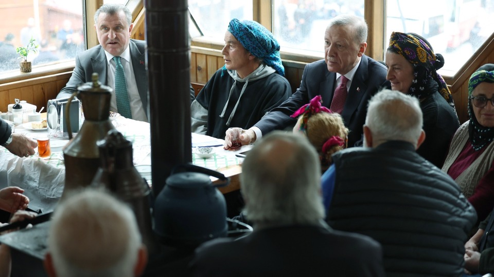 Cumhurbaşkanı Erdoğan Ayder'de