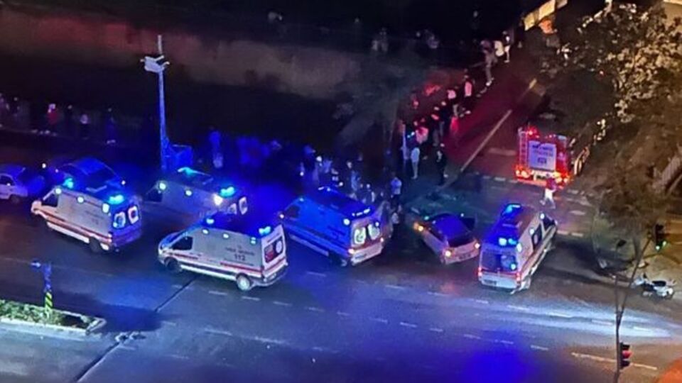 Küçükçekmece'de kaza