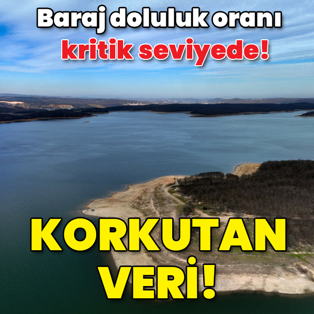 Baraj doluluk oranı kritik seviyede!