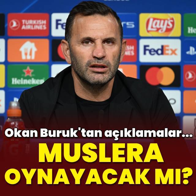 Okan Buruk'tan açıklama: Muslera oynayacak mı?