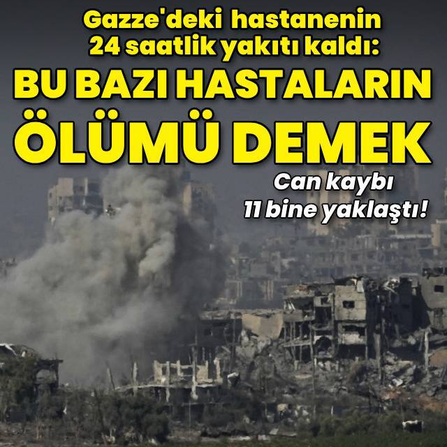 Hastanenin 24 saatlik yakıtı kaldı: Can kaybı artıyor!