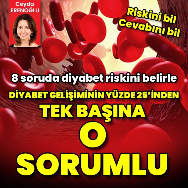 Riskini bil cevabını bil! 8 soruda diyabet riskini belirle