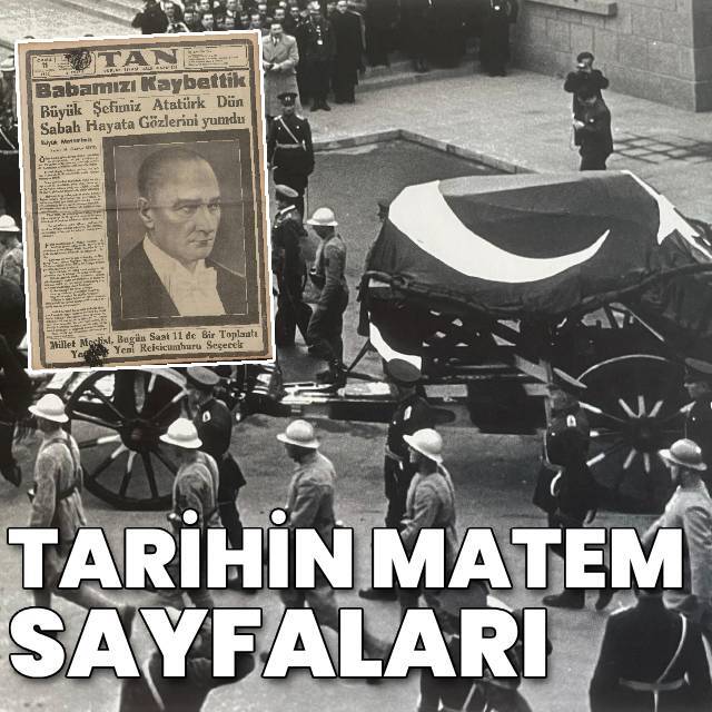 10 Kasım gazeteleri: ‘Matem Sayfaları’