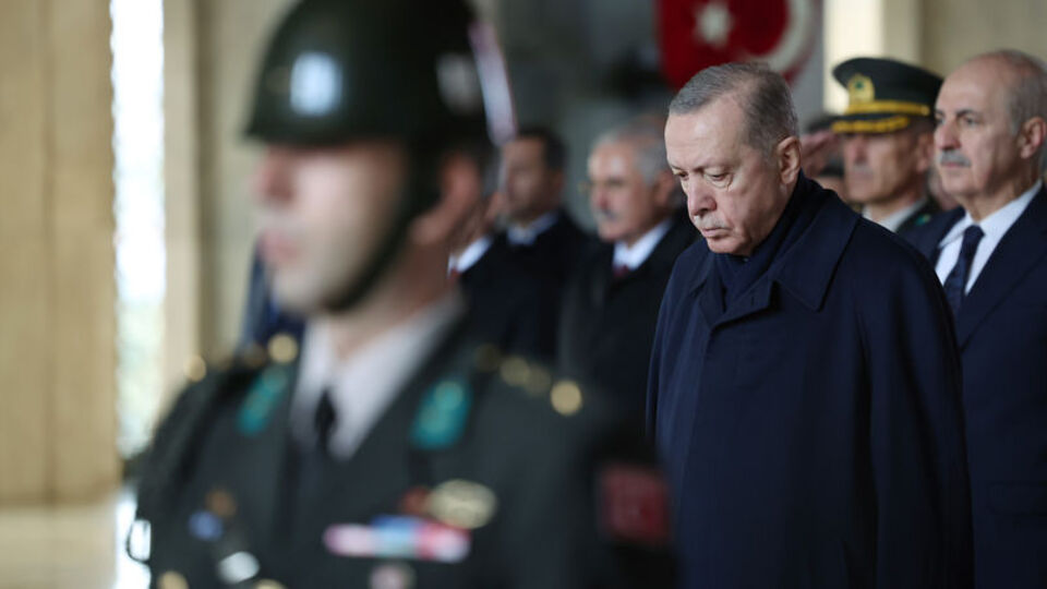 Devlet erkanı Anıtkabir'de