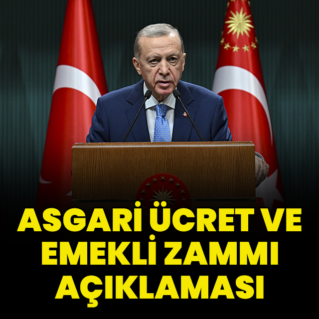 Asgari ücret ve emekli zammı açıklaması