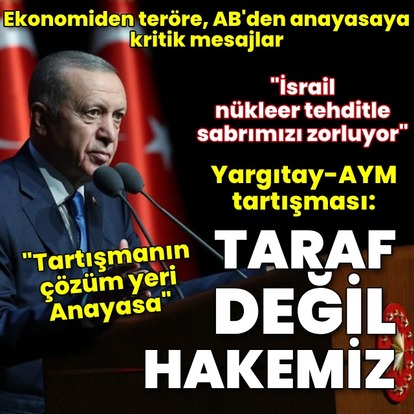 Cumhurbaşkanı Erdoğan'dan açıklamalar