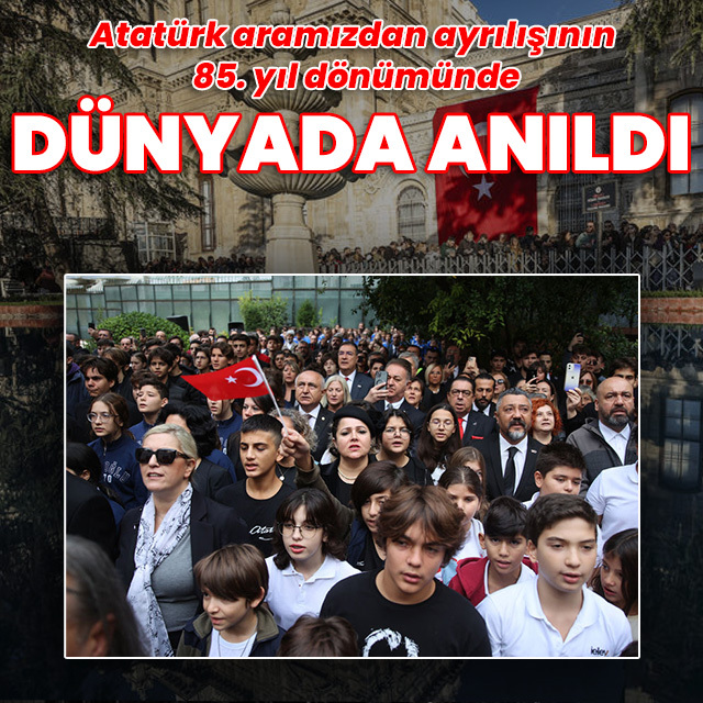 Atatürk vefatının 85. yılında dünyada anıldı