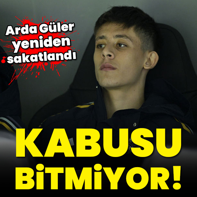 Kabusu bitmiyor! Arda yine sakatlandı