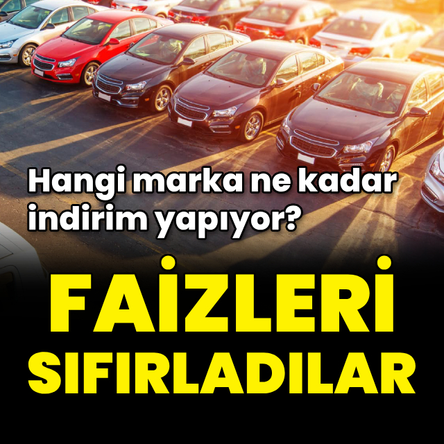 Otomobilde yeniden kampanya dönemi!