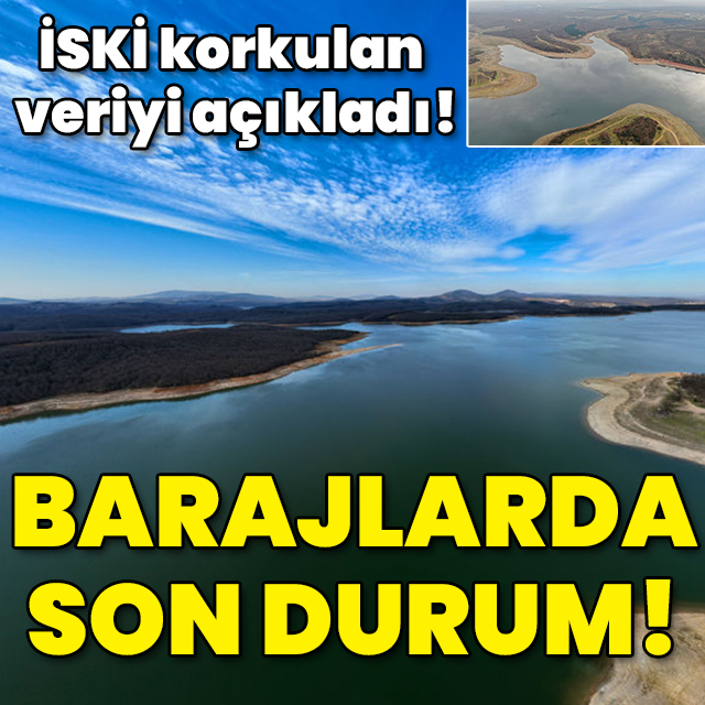 İSKİ korkulan veriyi açıkladı! İşte baraj doluluk oranı!