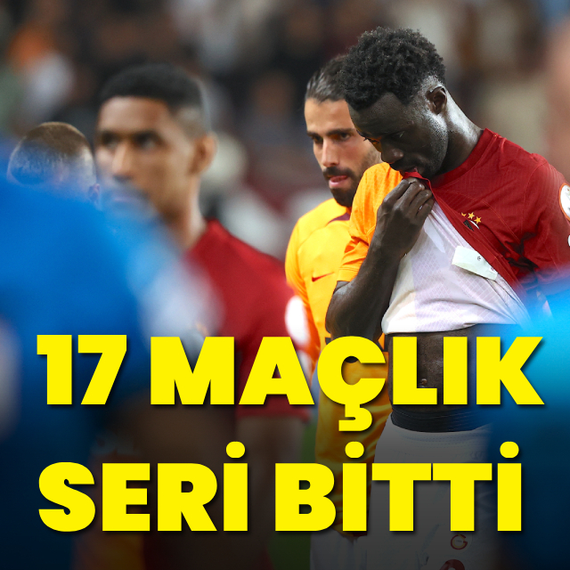 17 maçlık serinin sonu geldi!