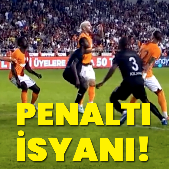 Galatasaray'da penaltı isyanı!