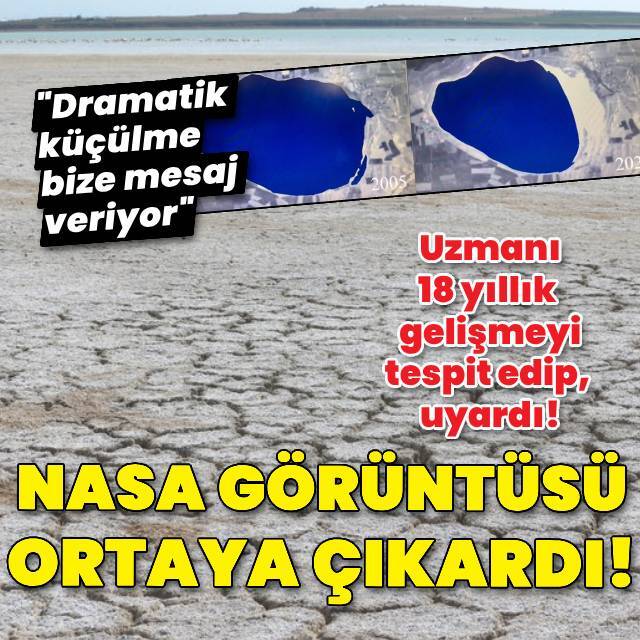 NASA görüntüsü ortaya çıkardı! Arin de kuruyor!