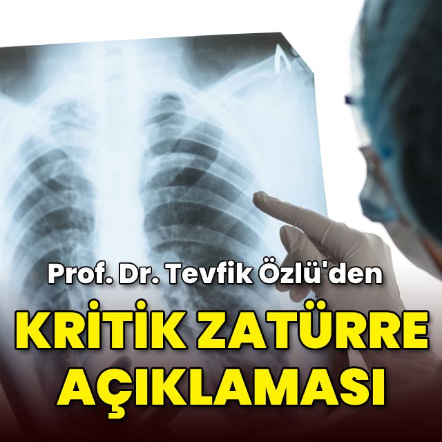 Prof. Dr. Özlü'den kritik zatürre uyarısı!