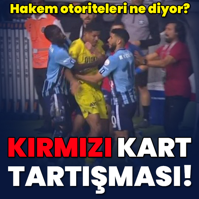 Kırmızı kart tartışması!