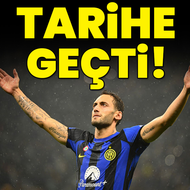 Hakan Çalhanoğlu tarihe geçti!