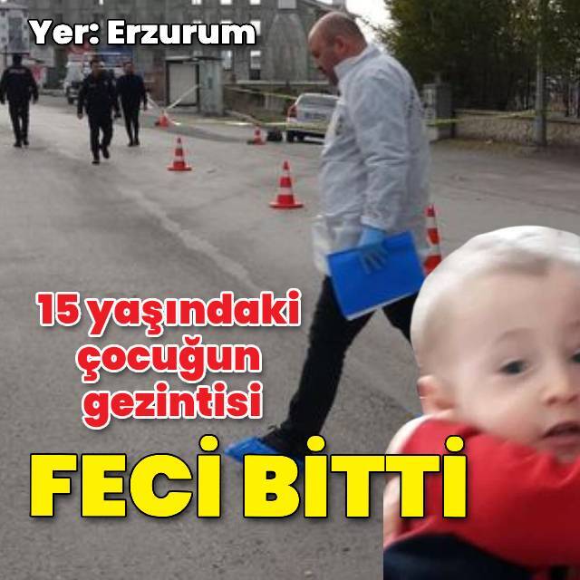 15 yaşındaki çocuk, 5 yaşındaki çocuğa çarptı