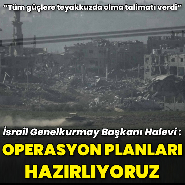 İsrail: Kuzey için operasyon planları hazırlıyoruz
