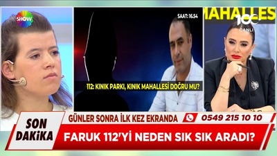 Faruk'un 112 acil çağrı merkeziyle konuşmaları, Didem Arslan Yılmaz'la Vazgeçme'de ilk kez yayınlandı!