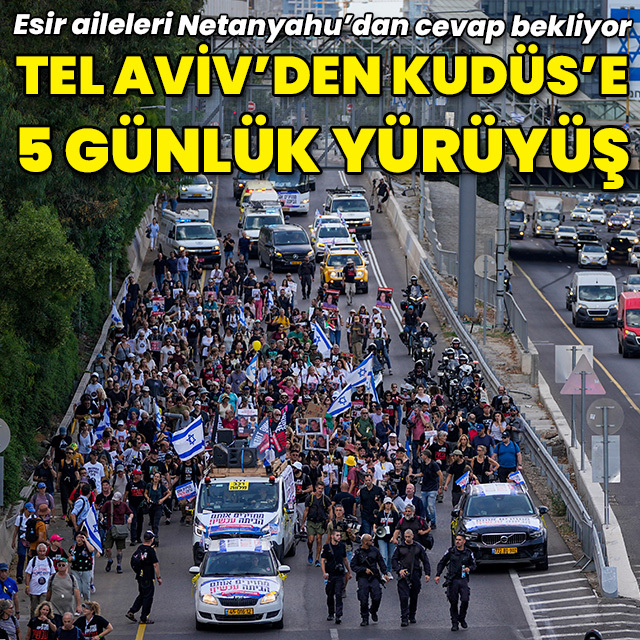 Tel Aviv'den Kudüs'e 5 günlük yürüyüş