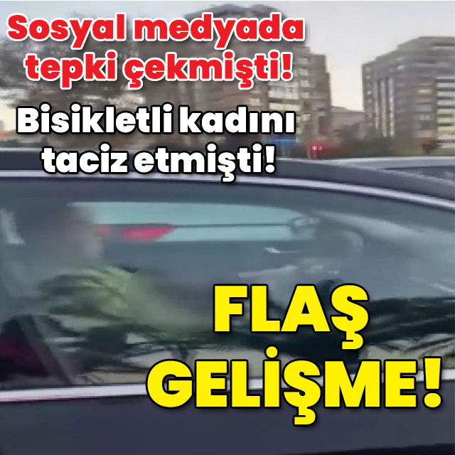 Kadıköy'de bisikletli kadını taciz etmişti! Flaş gelişme!