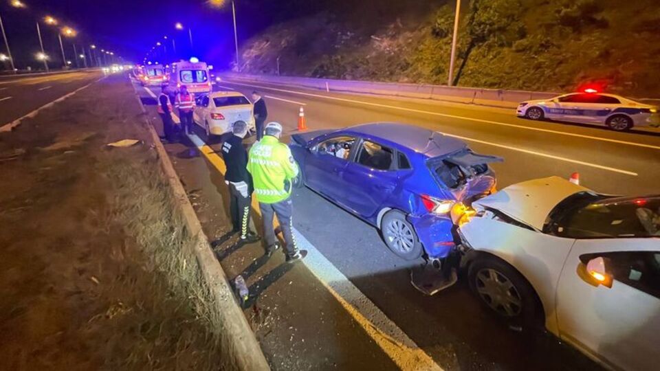 Bolu Dağı Tüneli viyadüklerinde zincirleme kaza: 6 yaralı