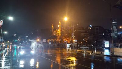 İstanbul'da sağanak yağış