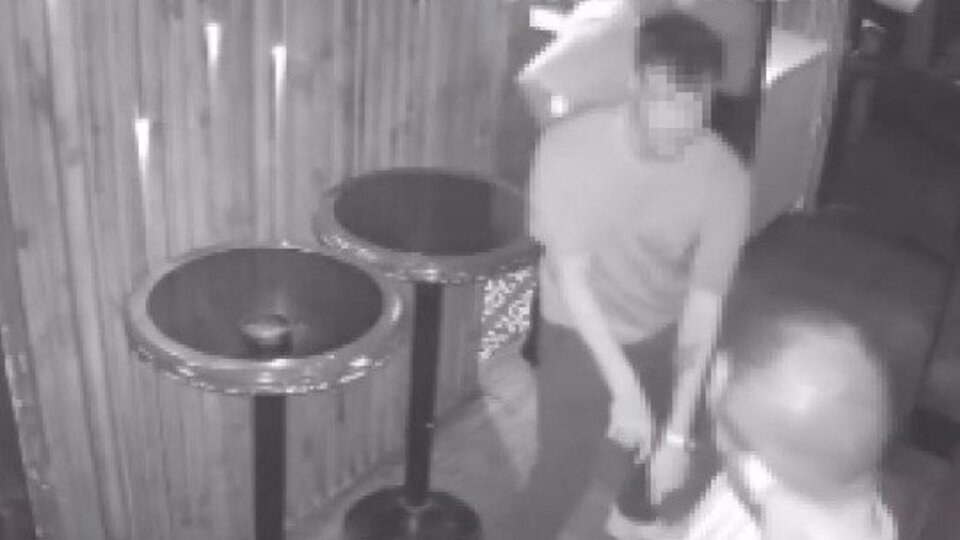 'Sarallar'ın gece kulübüne saldırı girişimi kamerada!