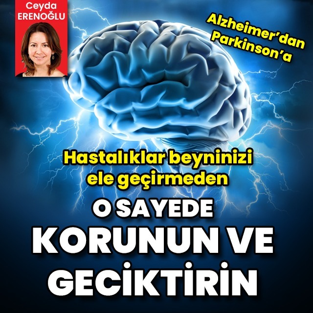 Alzheimer’dan Parkinson’a hastalıklar beyninizi ele geçirmesin!
