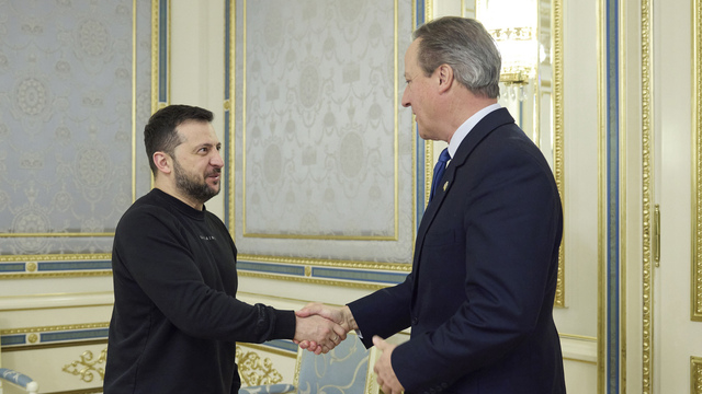 Cameron'ın ilk yurt dışı ziyareti Ukrayna'ya