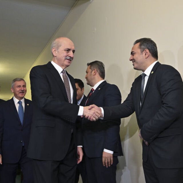 Kurtulmuş'tan Saadet grubuna ziyaret