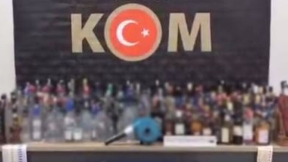 Van'da 234 litre sahte içki ele geçirildi: 2 gözaltı