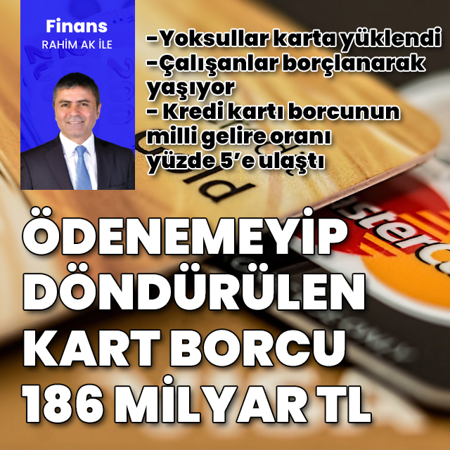 Sadece faizi ödenen 186 milyarlık borç