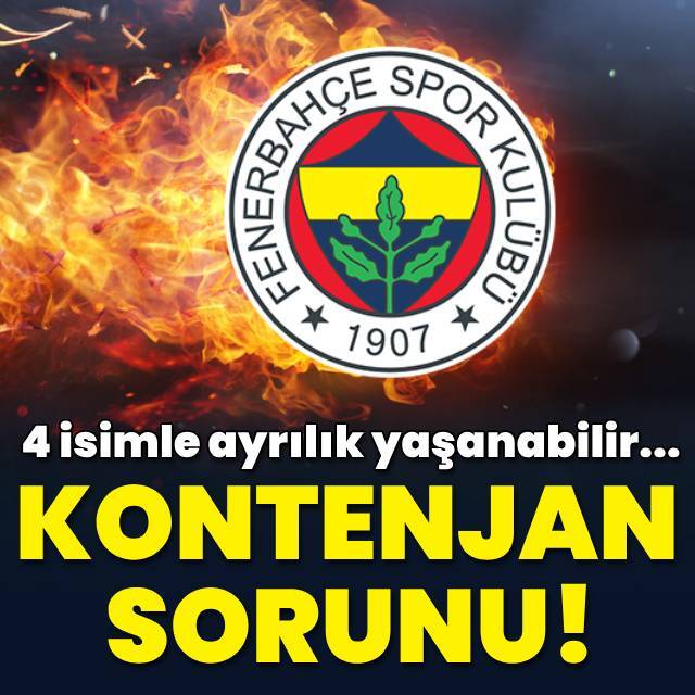 Fenerbahçe'de yabancı kontenjanı sorunu!