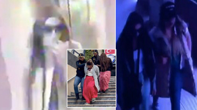 İki görüntü şoke etti! Önce saç ve makyaj sonra soygun!