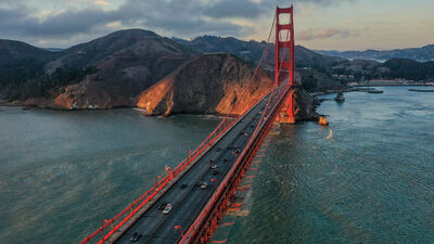 Golden Gate Köprüsü'ne özel file sistemi