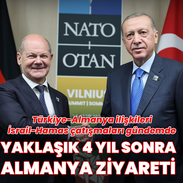 Cumhurbaşkanı Erdoğan Almanya'da