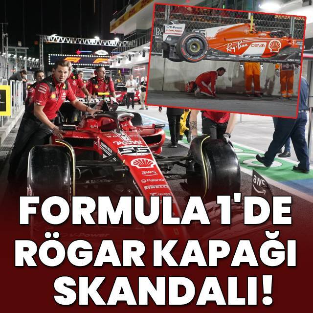 Formula 1'de rögar kapağı skandalı!
