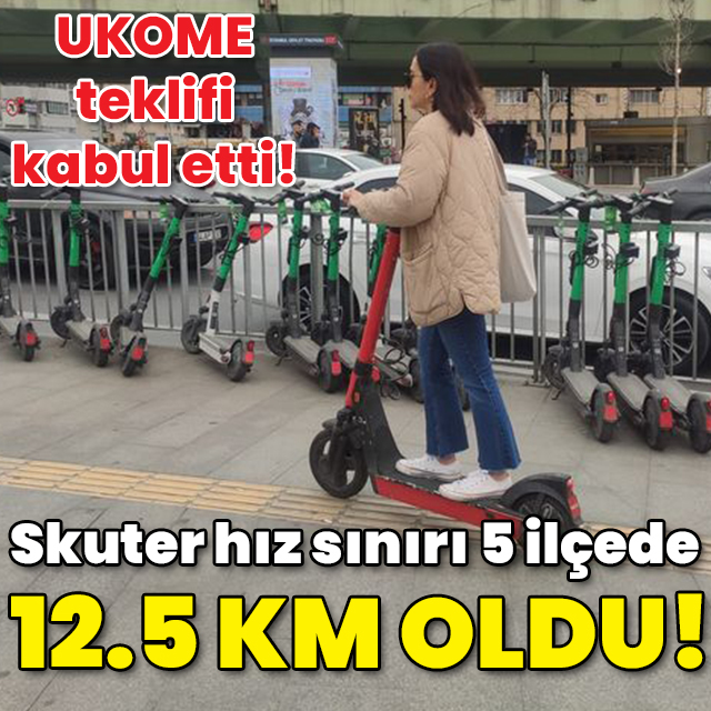 Skuter hız sınırında önemli karar!